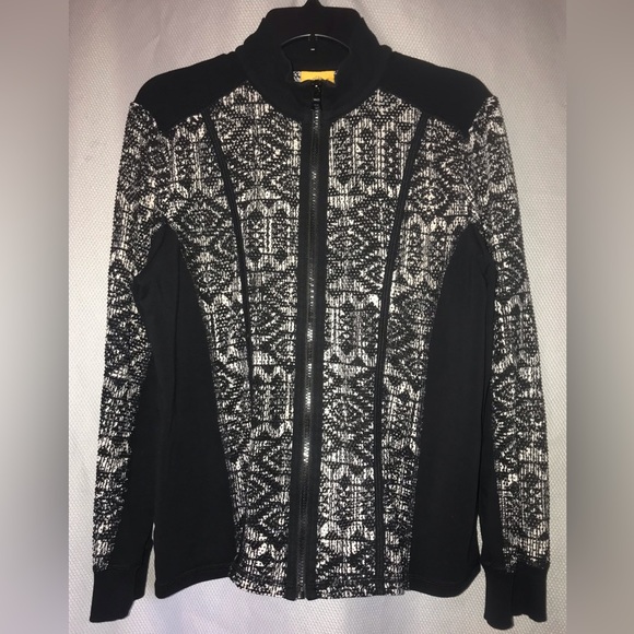 Ruby Rd. Tops - Ruby Rd, Zip-up Black Top, Women’s size large.